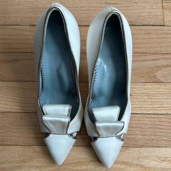 Sarah Flint Perfect Nina 100 (White Satin) - Picture 6 of 8